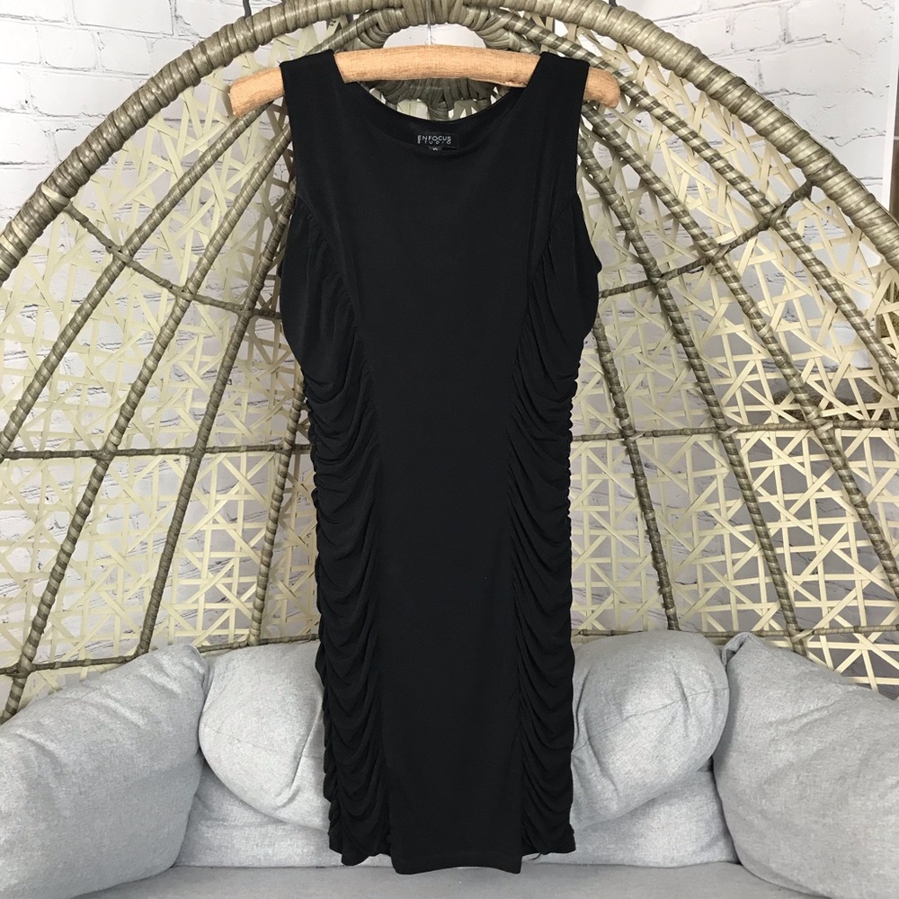 🔥Enfocus Studio Bodycon Mini Dress - Black